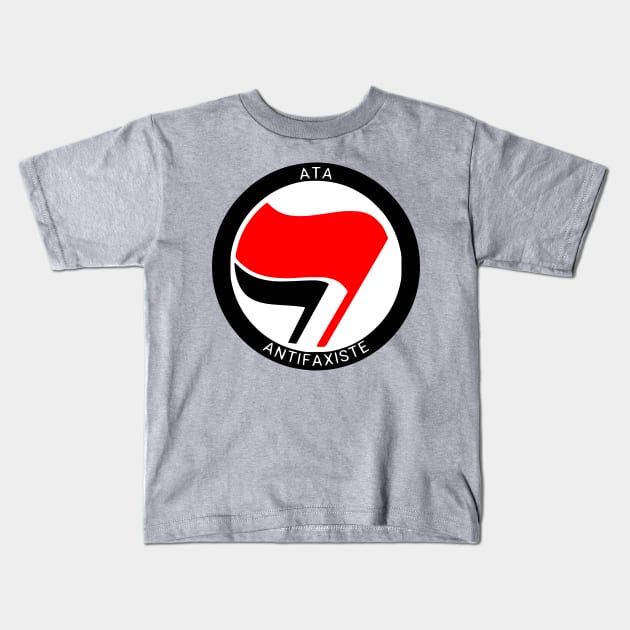 Antifascist Action (Lingua Franca Nova) Kids T-Shirt by dikleyt